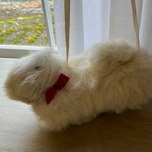 Vintage Girls Rabbit Muffler!!  Gorgeous